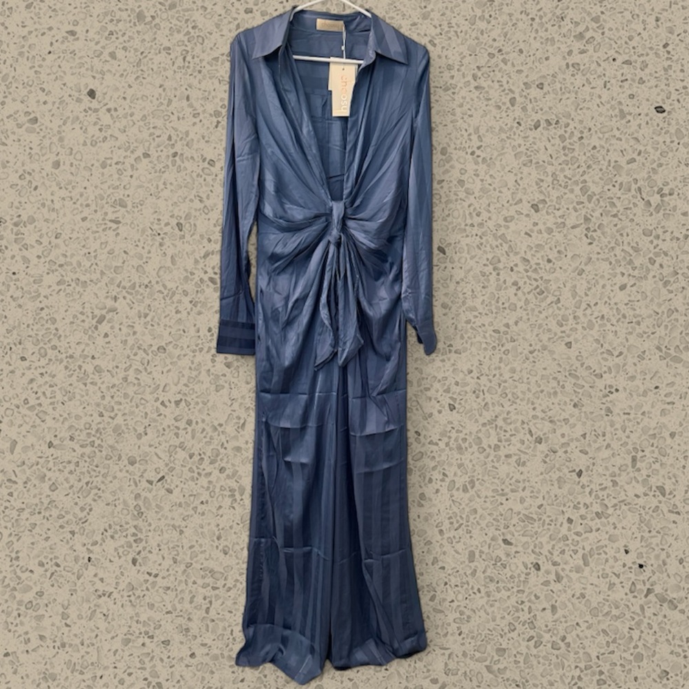 Choosy Slate Blue jumpsuit